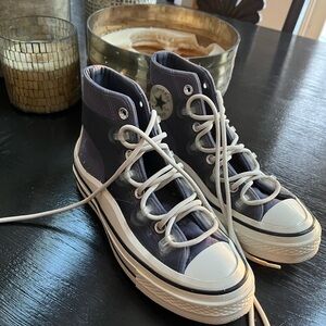 Converse Women's High-Top Sneakers - Navy